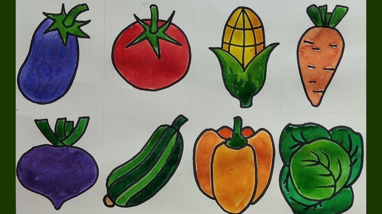 Vegetable Art: Fun & Easy Drawings for Kids!