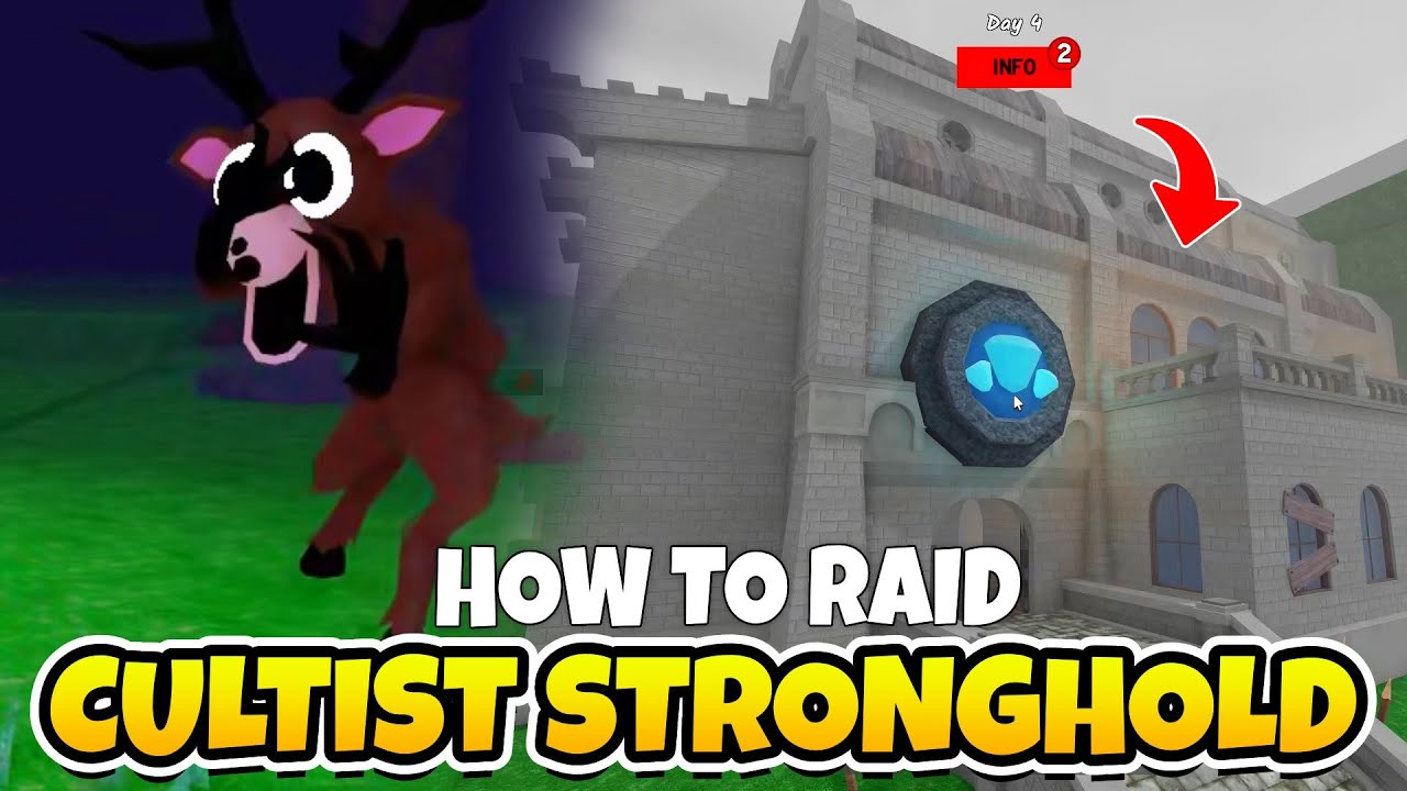 How To Raid CULTIST STRONGHOLD in 99 Nights in the Forest