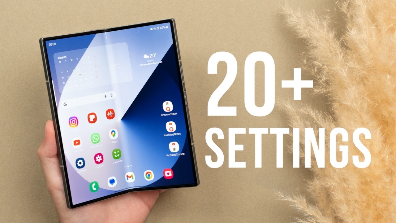 Samsung Z Fold 6 - 20 Settings You NEED To Change Immediately!