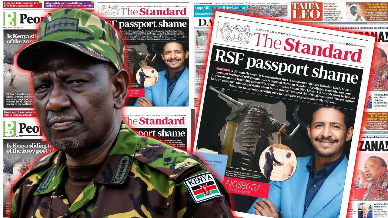 AMERICA KÙ MÙRIKA KENYA NÌ MÙTONGORIA WA RFS KUONEKANA NA PASSPORT YA KENYA NGATHÌTI 26/2/2026
