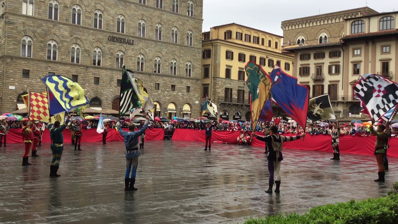 25 Trofeo Marzocco-2018: esibizione della grande squadra di San Gemini