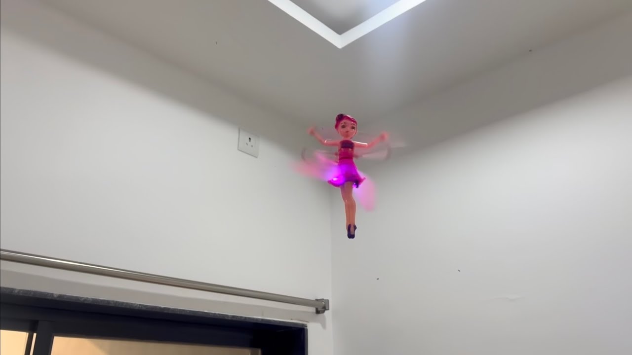 Hand Sensor Control Flying Fairy Doll Unboxing & Testing