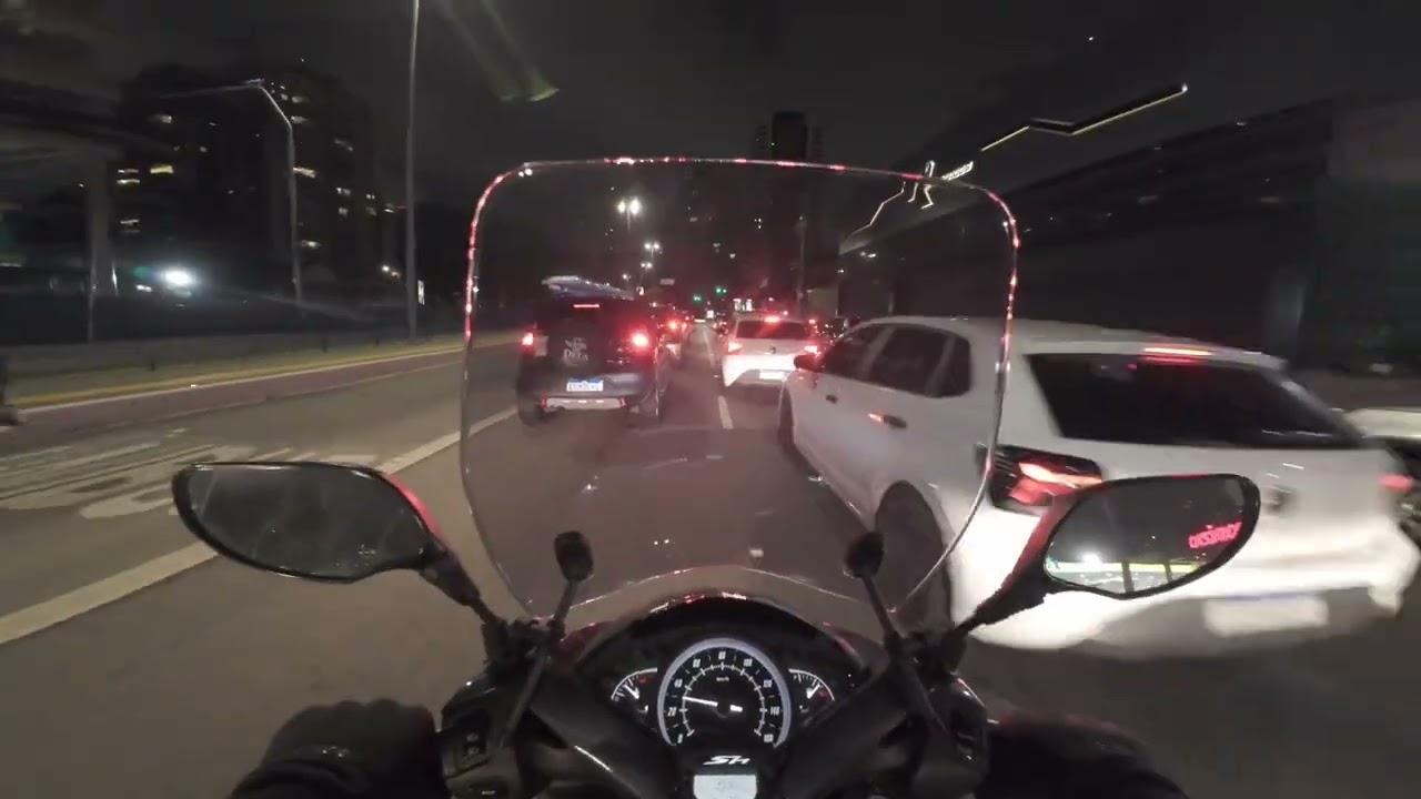 Motovlog Noturno Honda Sh150i