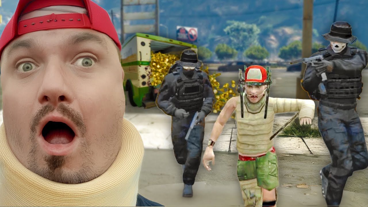 Banden r&oslash;ver en Pengetransport | Dansk GTA RP