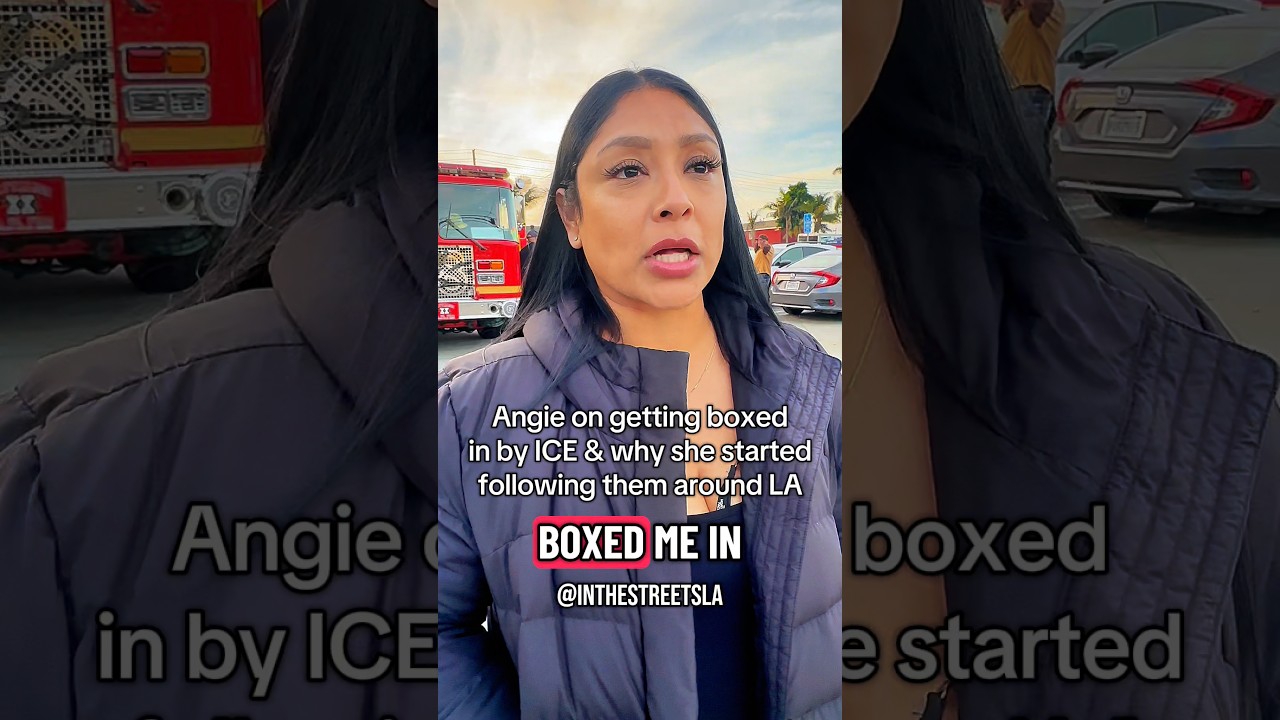 Tiktok influencer Angie Vargas aka &ldquo;The ICE Chaser&rdquo; on how she went viral by getting boxed in by ICE