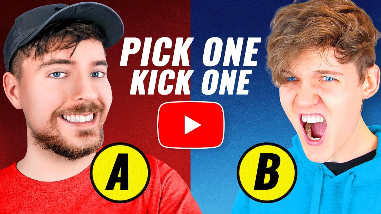 Pick one Kick one YOUTUBERS EDITION