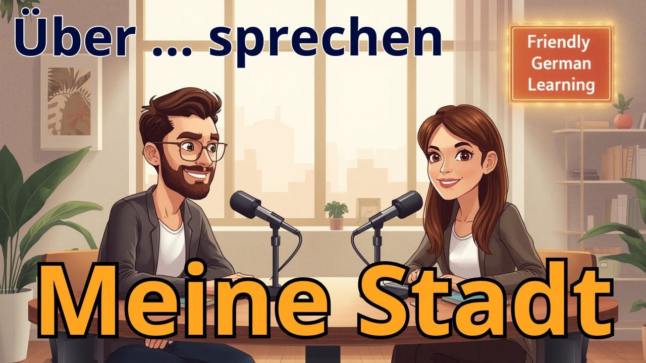 Deutsch lernen mit Gesprächen | Meine Stadt | Learn German with Conversation | Listening Practice