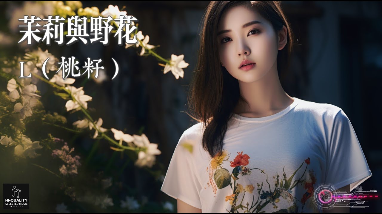 【高清MV】L（桃籽）Tao Zi -  茉莉與野花【Pinyin | AI音樂視頻 | 中文繁體拼音動態字幕】