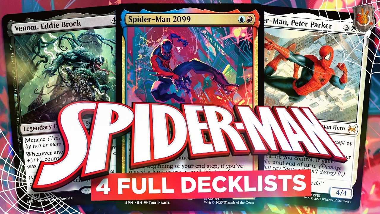 4x Awesome Spider-Man Commander Decks to Build Right Now | The Command Zone 699 | MTG Magic