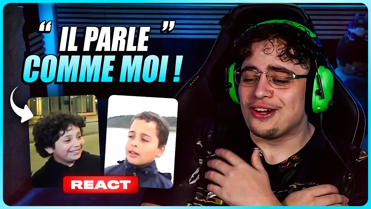 Kameto découvre son sosie sur le live de Byilhan et compare avec lui enfant