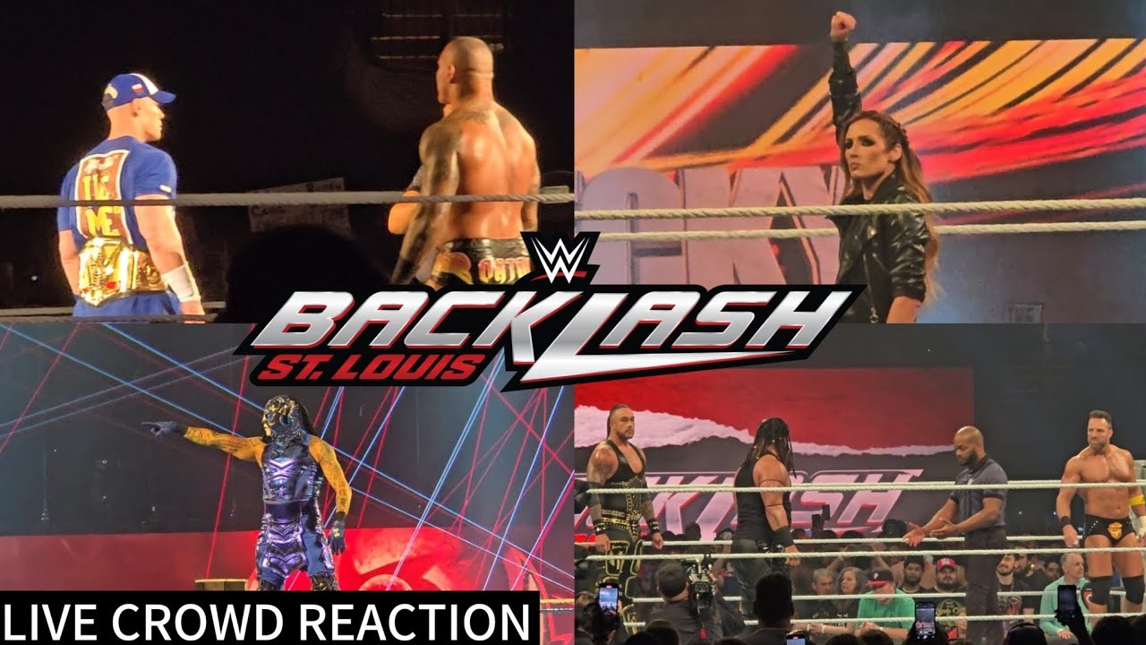 WWE Backlash 2025 Live Crowd Reaction