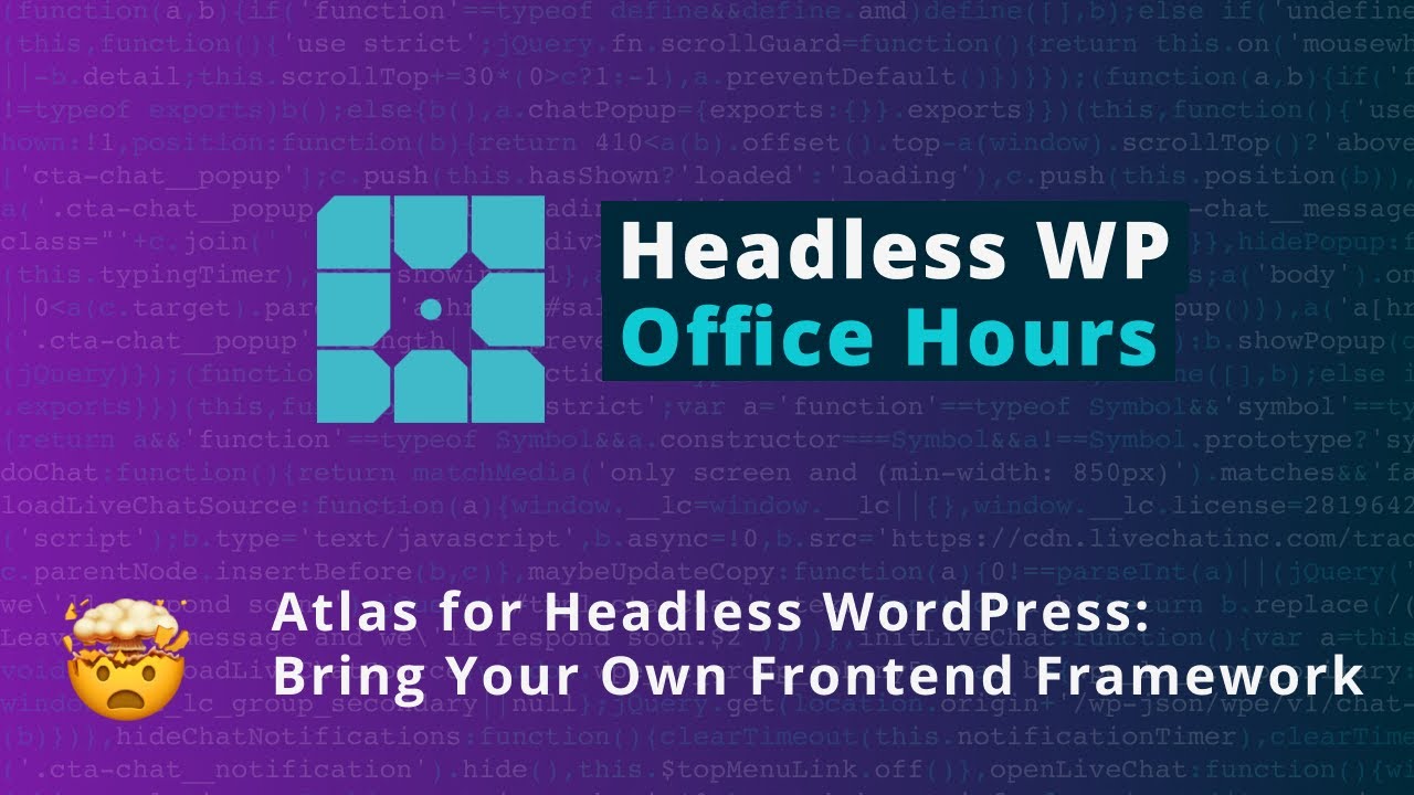 Atlas for Headless WordPress: Bring Your Own Frontend Framework