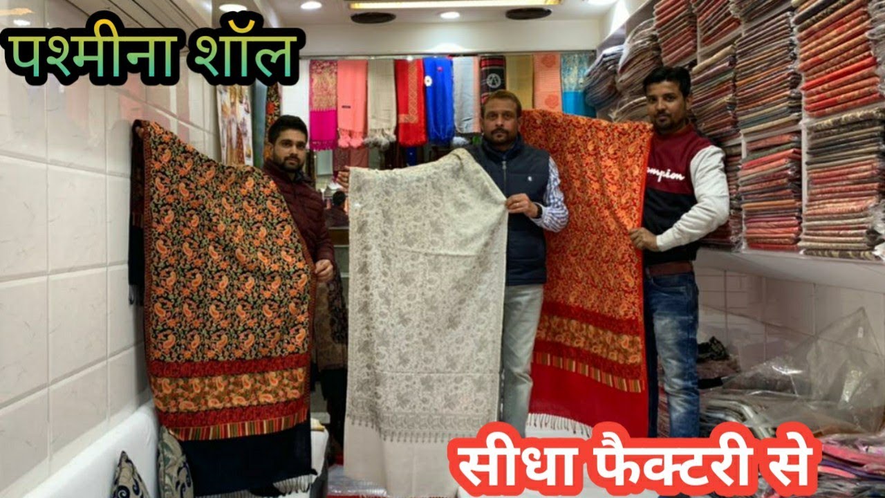 Pure Pashmina shawl Kashmiri Embroidery Stall Kashmiri embroidery Munish Shawl.