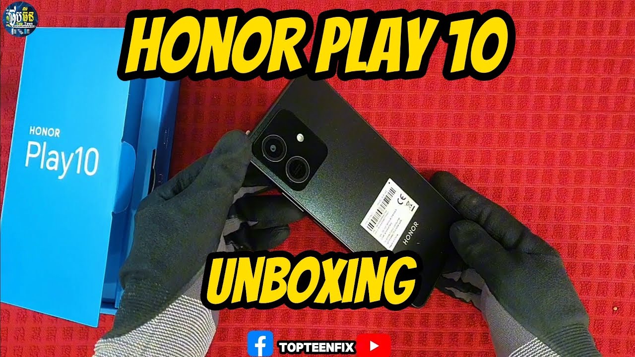 Распаковка Honor Play 10