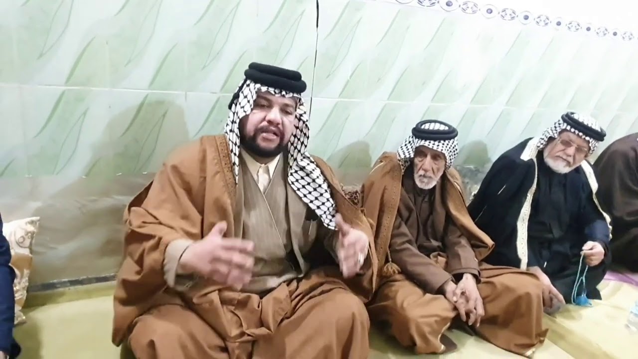 اجتماع كبار ورؤساء قبيلة الحريشيين مع الشيخ عدي صدام علك في بغداد