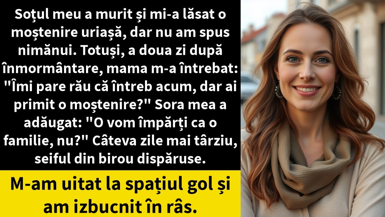 Soțul meu a murit și mi-a lăsat o moștenire uriașă, dar nu am spus nimănui. Totuși,