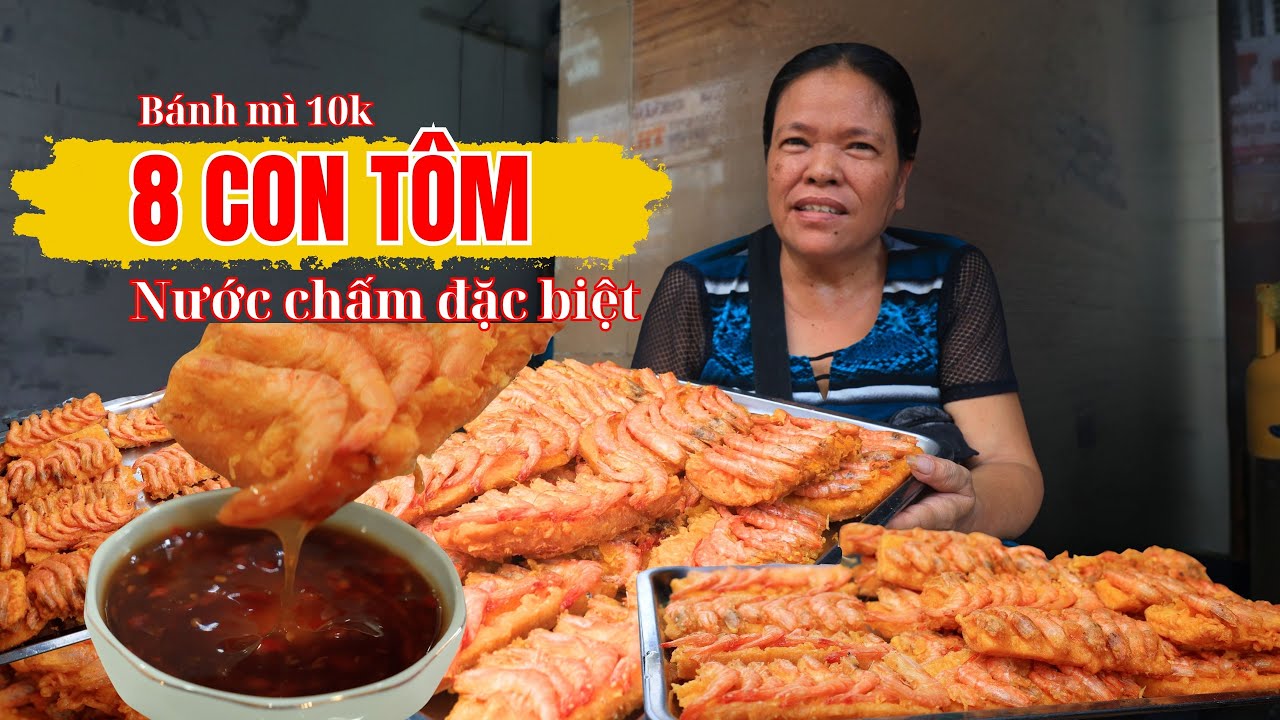 Bánh mì chiên tôm chỉ 10k đầy ắp tôm có NƯỚC CHẤM ĐẶC BIỆT không đụng hàng
