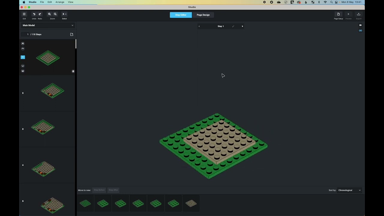 Mini Modular Guy - Behind the Scenes - Building Instructions for Lego Designs in Lego Studio
