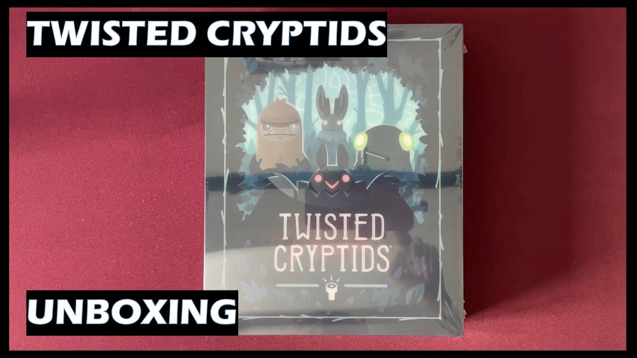 Распаковка настольной игры Twisted Cryptids