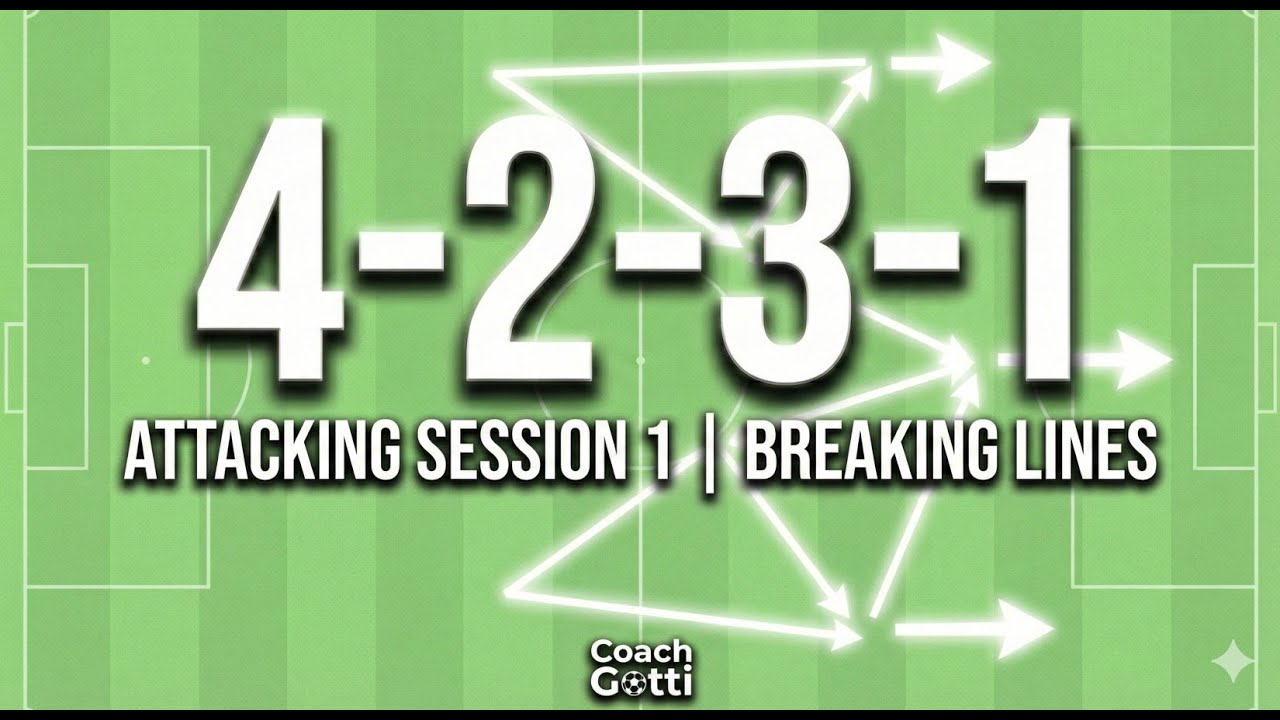 4-2-3-1 Attacking Session: Breaking Lines with a pivot midfielder