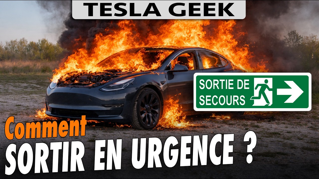 Cette vidéo peut sauver des vies : comment sortir d’une Tesla en urgence ?