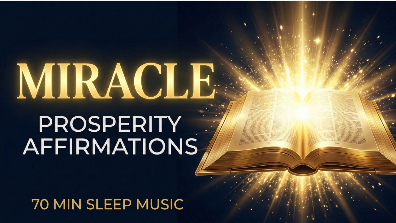 528Hz MIRACLE WEALTH | Biblical Prosperity Affirmations (All Night Rest)