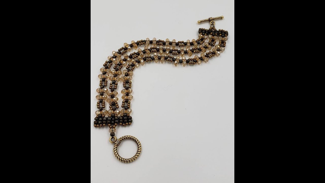 Sparkling Rows Bracelet Tutorial