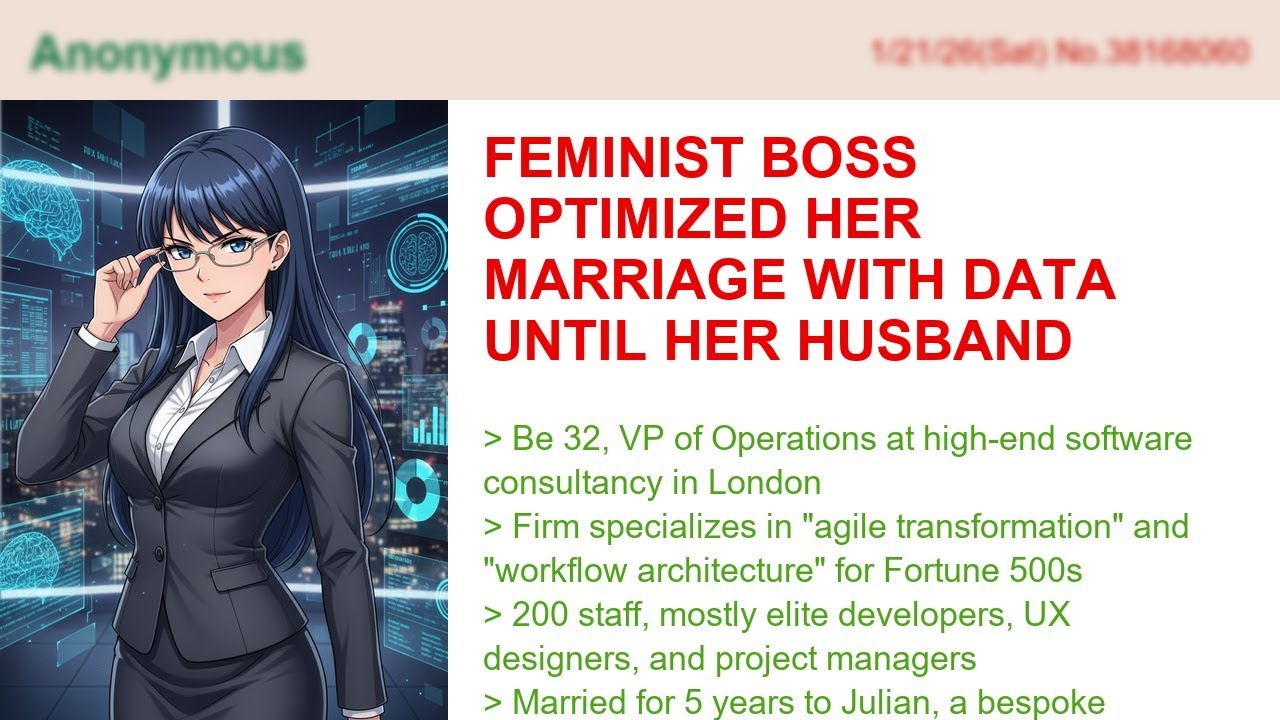 Feminist Boss Optimized Her Marriage With Data Until Her Husband Used Her Own System