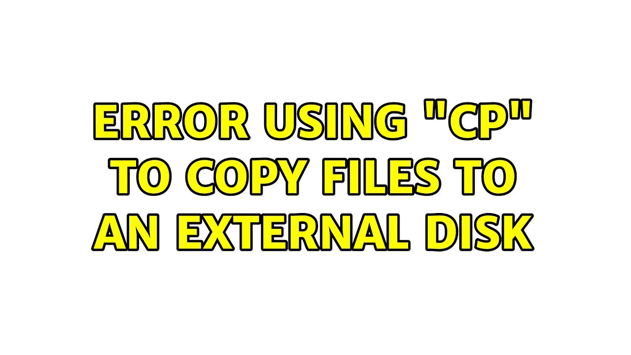 Ubuntu: Error using 