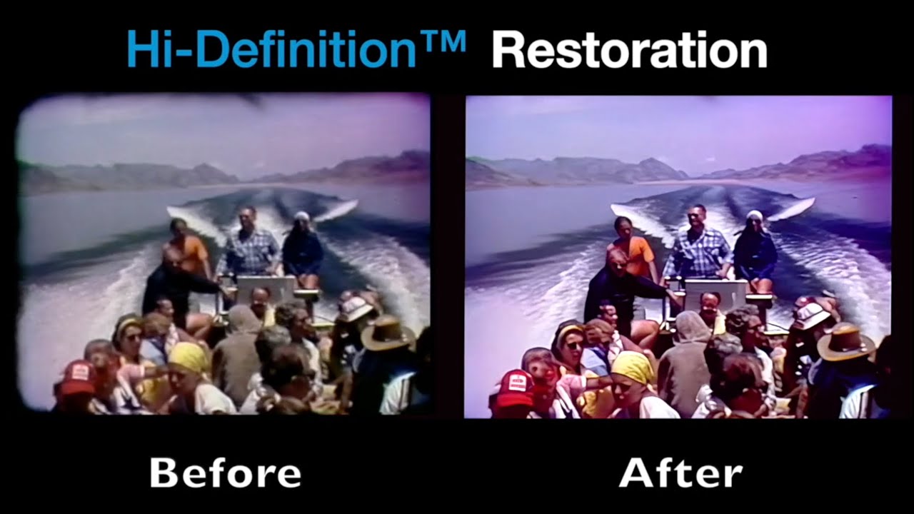 Tapescan's Old VHS Tape Restoration to Clean and Clear Digital File