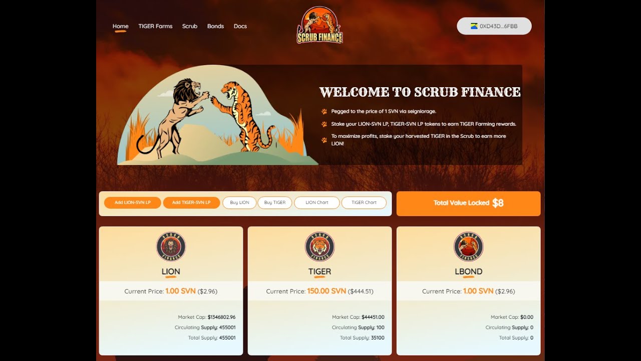 Scrub Finance and Cronos Tomb Forks