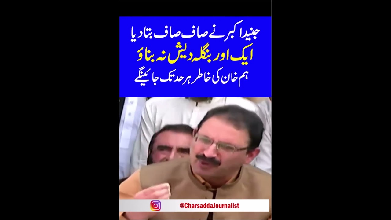 PTI Junaid Akbar About Bangladesh Like Revolution