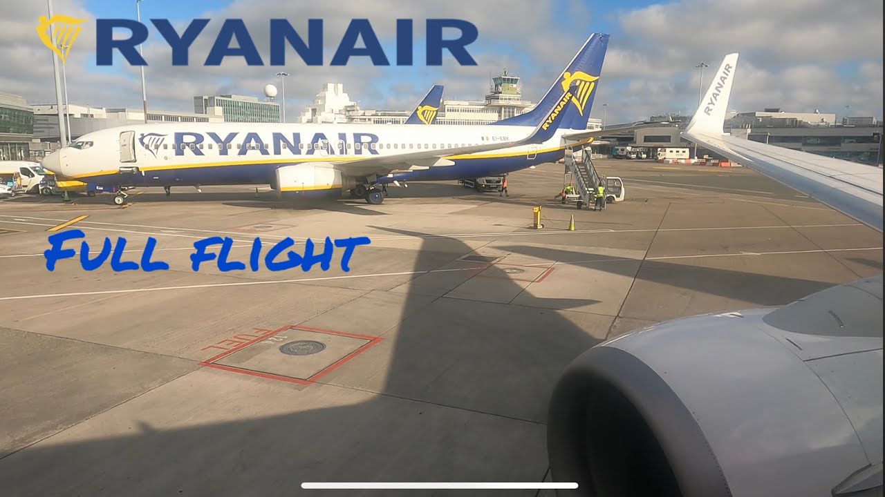 [4K] Liverpool ✈ Dublin | Ryanair | Full Flight | FR443 | EI-ENR | 18/09/2024