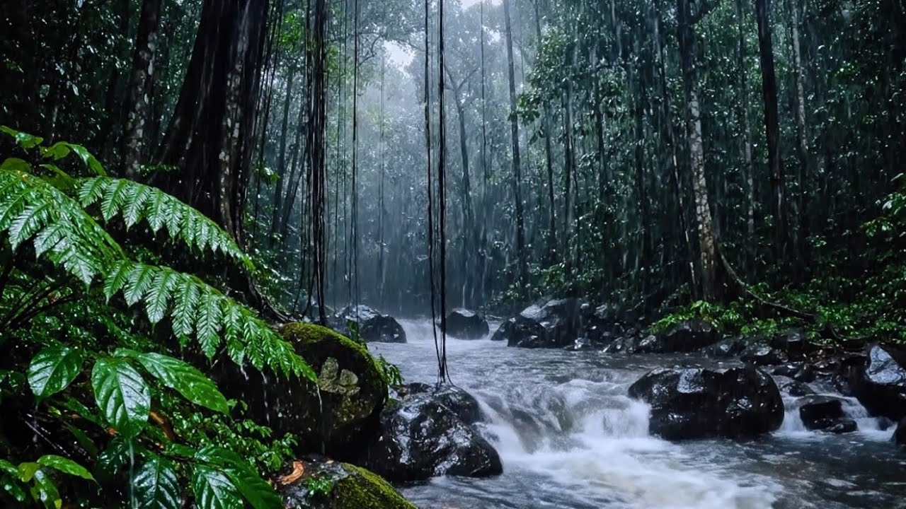 Deep Sleep Instantly Relaxing Rain Sounds and Piano for Sleep, Stress Relief & Insomnia