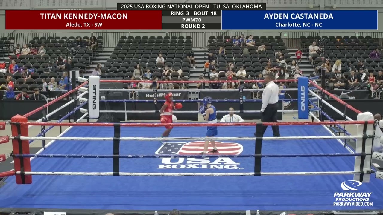 USAB 25 NO 918AM Ring 3 Bout 18 Titan Kennedy Macon Ayden Castaneda PWM70
