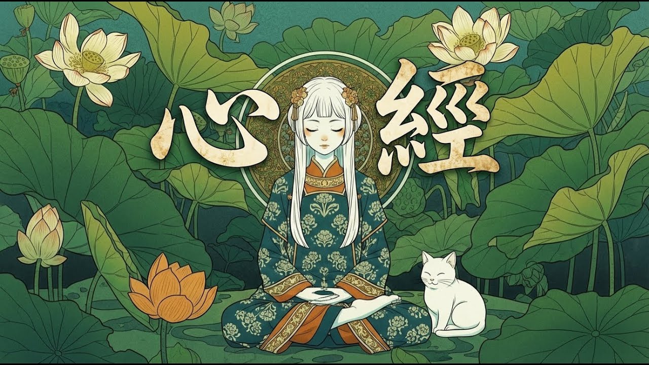 《般若波羅蜜多心經》1小時伴隨悠緩節奏｜汲取心經力量，享受清涼自在｜適合靜坐、冥想、睡眠聆聽
