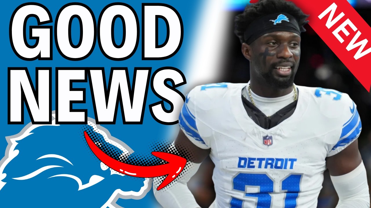 Detroit Lions Get A Double Dose Of Positive News...