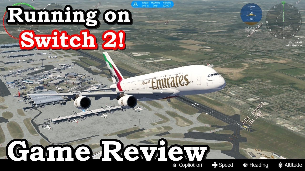 How Does Aerofly FS Flight Simulator Run on the Nintendo Switch 2?