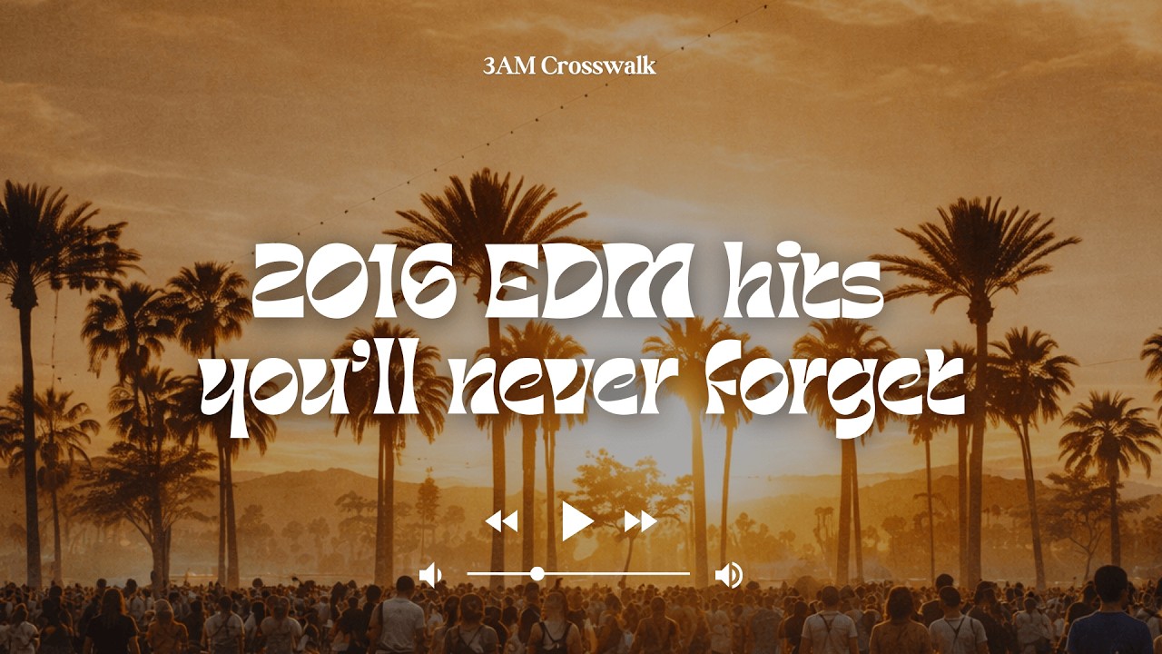 2016 EDM hits you'll never forget ⁺₊✧~ a nostalgic playlist