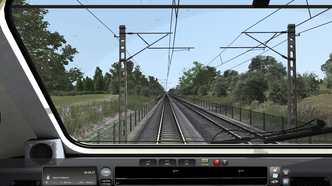 [Train Simulator] Longhai Railway: Lingbao - Mianchi, Cab View