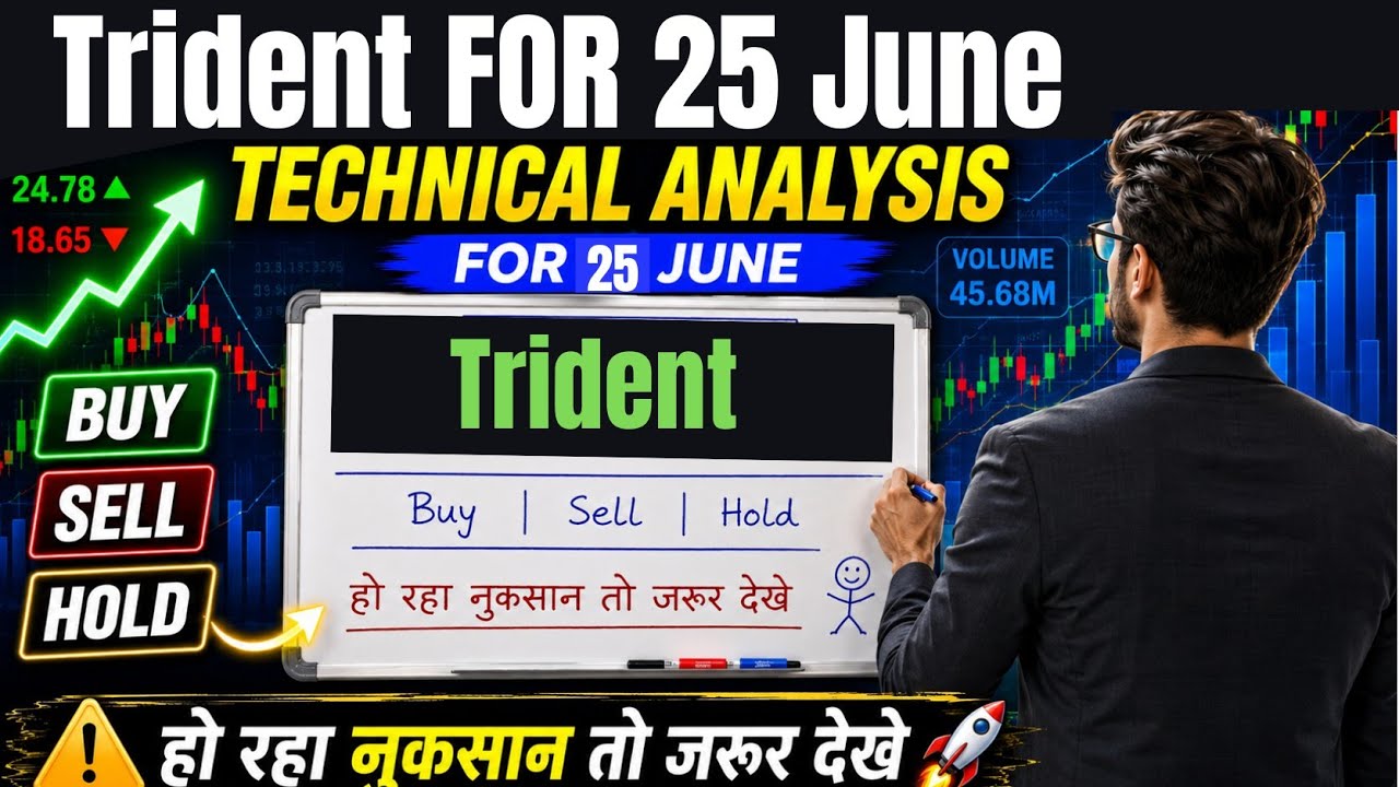 Trident share latest news || trident share news today || trident share technical analysis