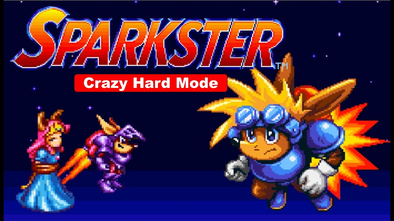 Crazy Hard Mode - Sparkster (SNES) / @nostalplay