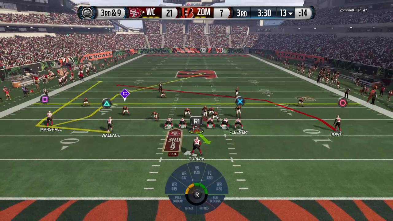 Mike Wallace Turns on the Burners (Mut 16 Gameplay)