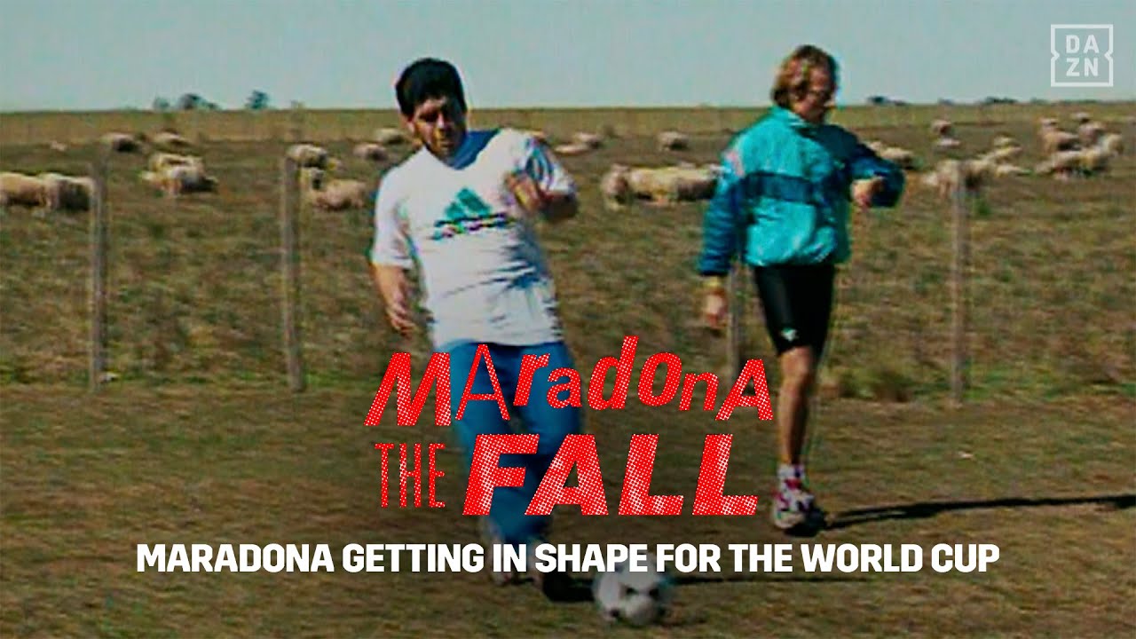 Diego Maradona Getting In Shape For The 1994 FIFA World Cup 💪