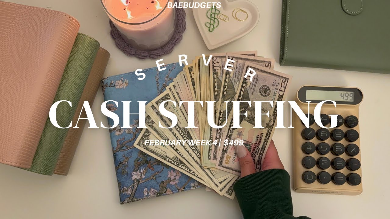 cash stuffing | $499 | february 2024 | week 1
