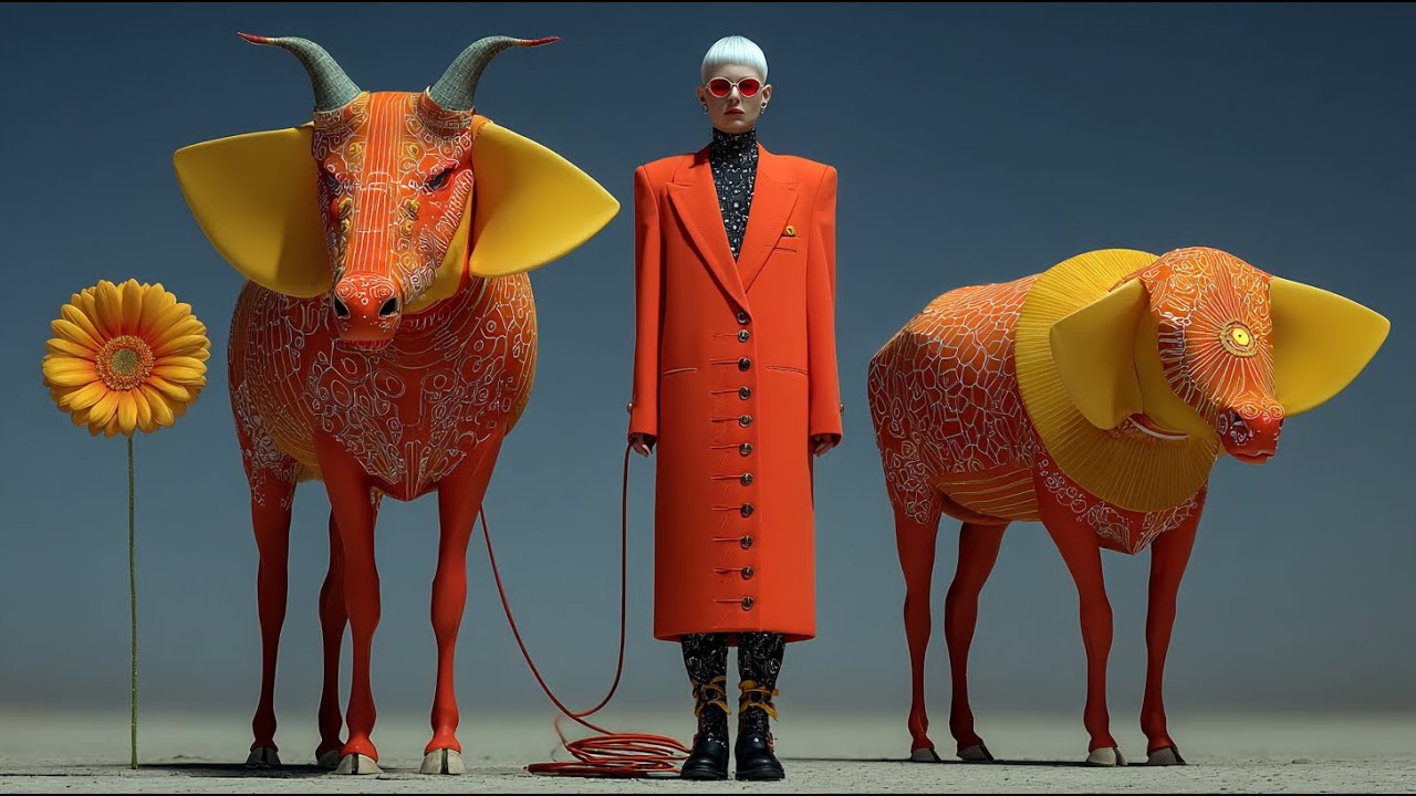 Surreal AI Video in Vivid Color | What Is Going On -  4K