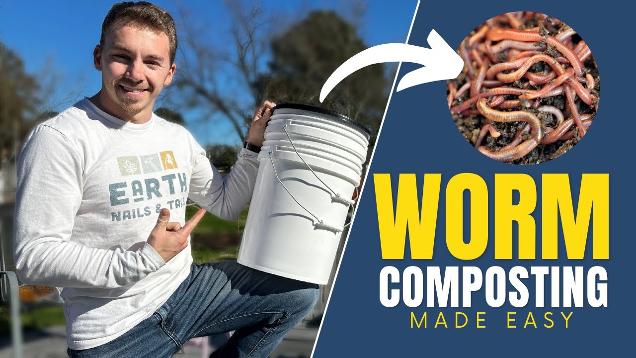 Simple DIY Worm Composting System for Indoors & Out | A Complete Worm Composting Guide!
