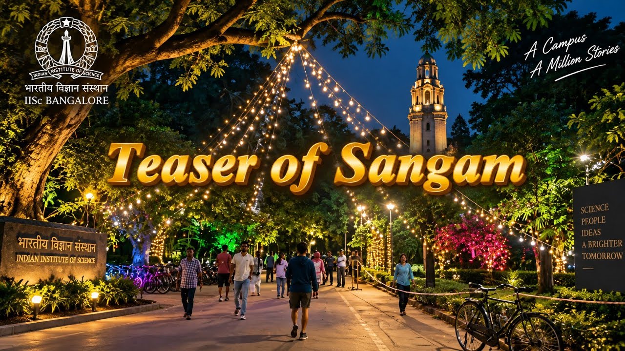Teaser of SANGAM 2026 at IISc Bangalore | IISc Bangalore Fresher's | For new students | IISc Welcome