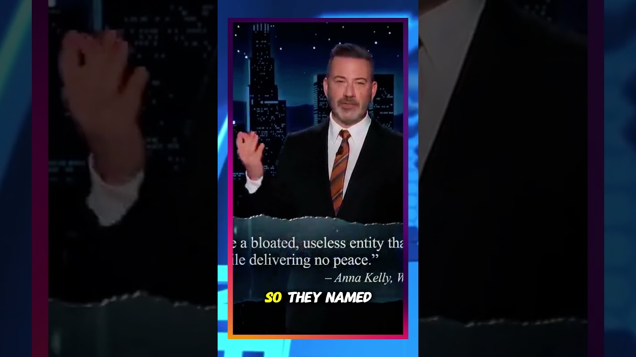 Джимми Киммел ПРОЖАРИЛ &laquo;мирную&raquo; сделку Трампа &mdash; а потом его имя появилось на здании #shorts