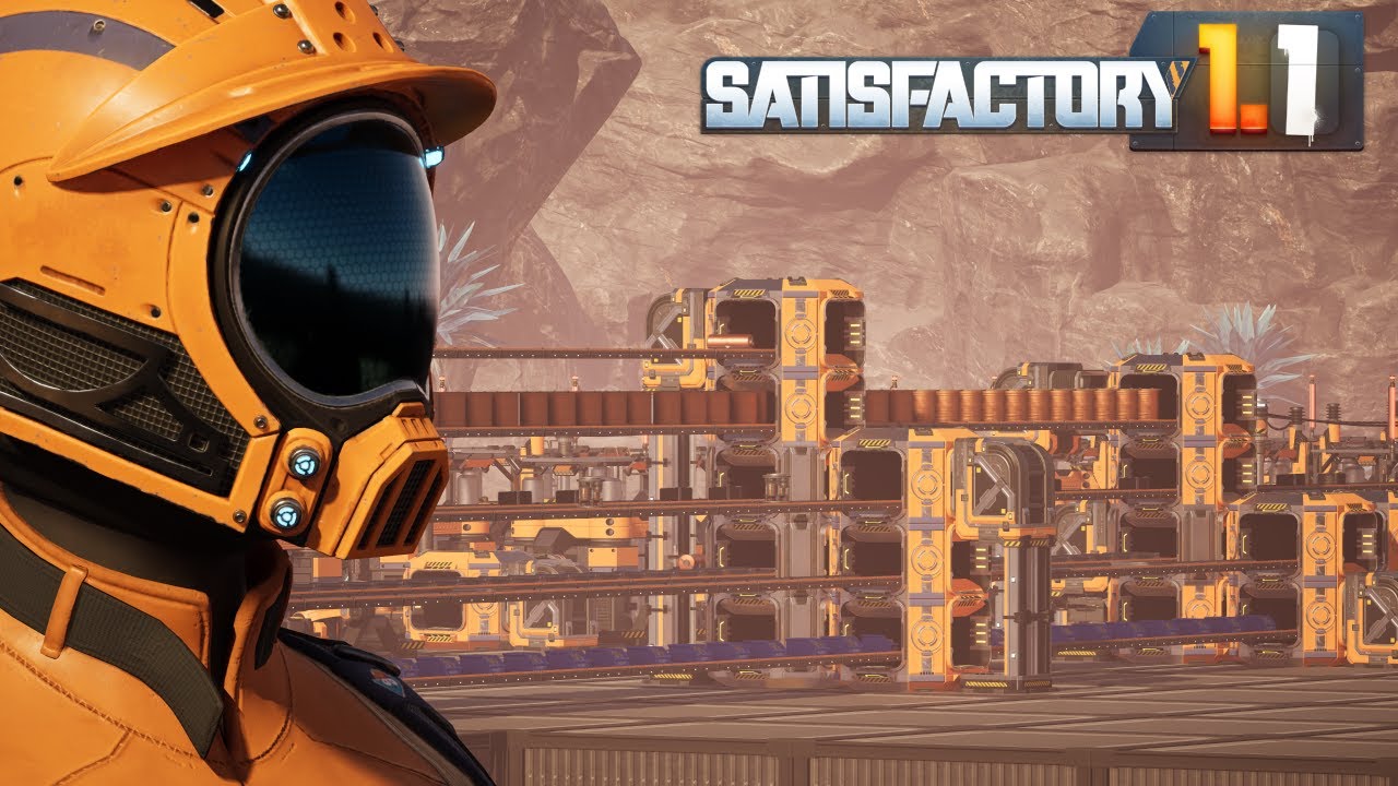Строим конвейерную шину. 5 серия. Прохождение Satisfactory